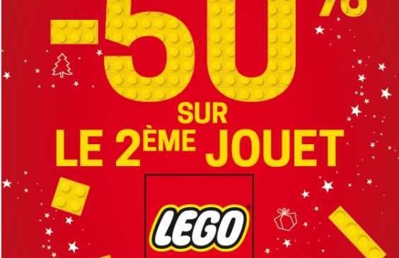 -50% sur le second jouet Lego King Jouet