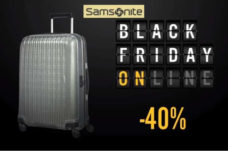 Black Friday Samsonite : 40% de remise sur 50 valises, sacs, sacs-à-dos, cartables