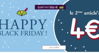 Black Friday Sergent Major : 1 article acheté = 4€ le second