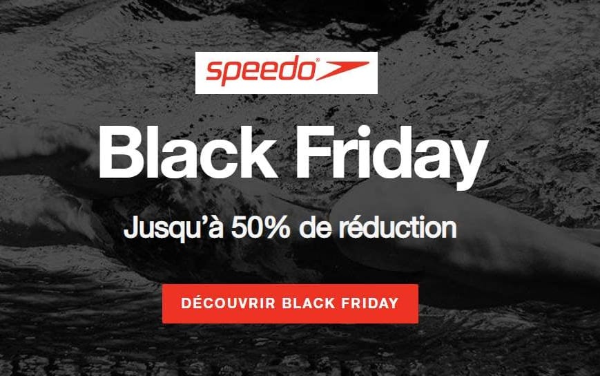 Les offres Black Friday Speedo : jusqu’à -50% en ligne