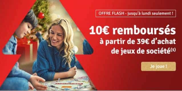 Bon plan jeux de société 10€ remboursés sur Avenue des Jeux