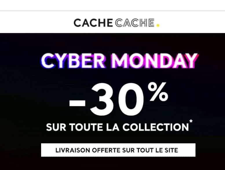 Cyber Monday - Black Friday Cache Cache 