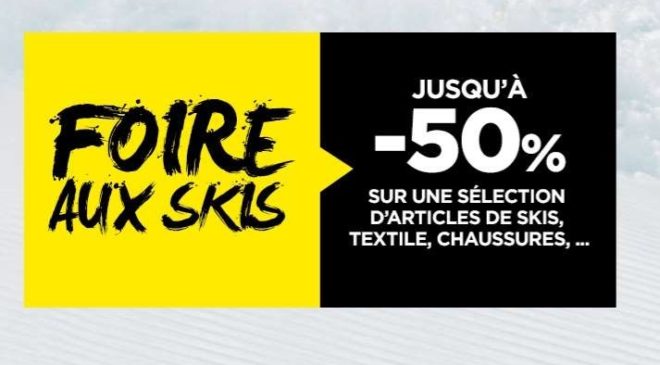 Foire aux skis Go Sport 