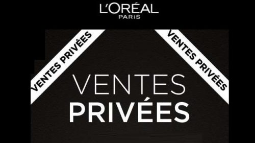 Les ventes privées L’Oréal