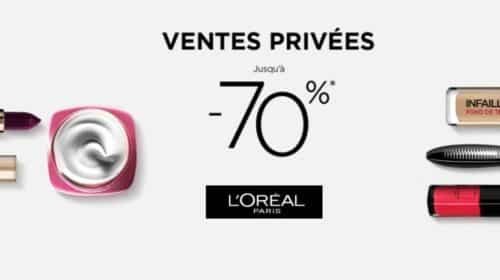 Les ventes privées L’Oréal