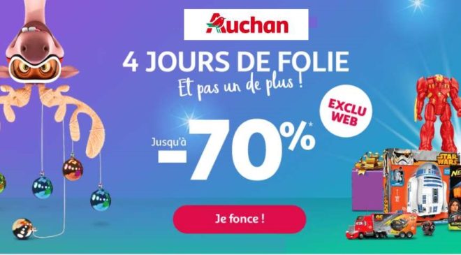 Offre jeux et jouets Auchan 