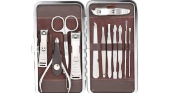 Seulement 3,99€ la trousse manucure pédicure 12 pièces (coupe-ongles, lime…)