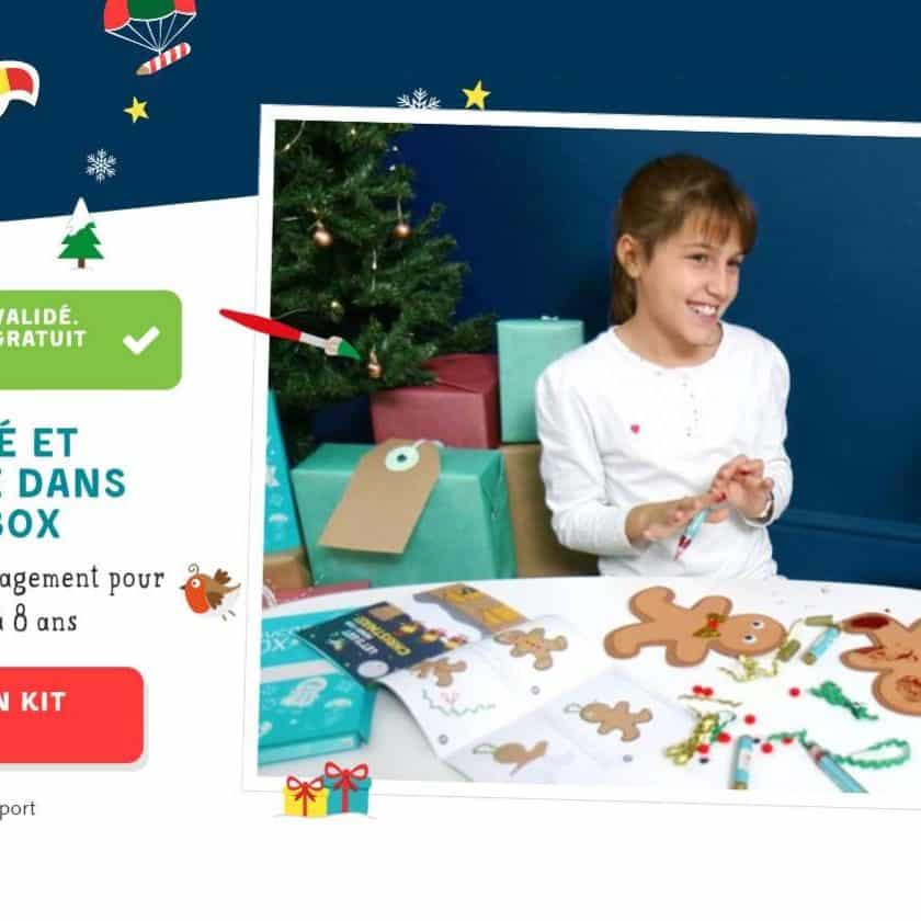 kit créatif enfant spécial Noel toucanBox GRATUIT