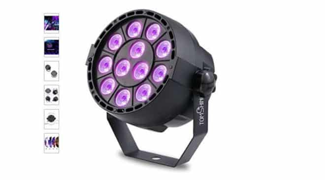 moins de 20€ le projecteur jeu de lumiere LED DMX-512 Tomshine