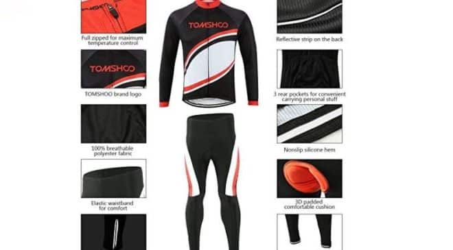 moins de 29€ ensemble cycliste Tomshoo