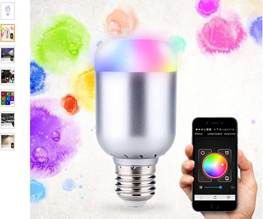 smart-ampoule LED Bluetooth d'ambiance Lixada