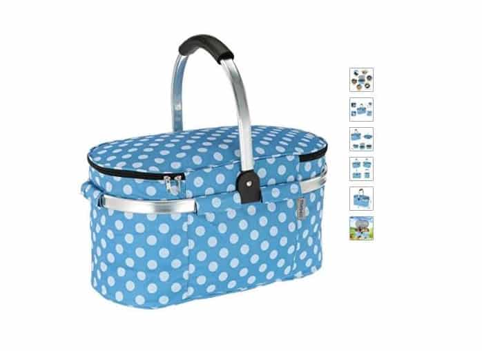 16,05€ le panier isotherme de pique-nique pliable Tomshoo