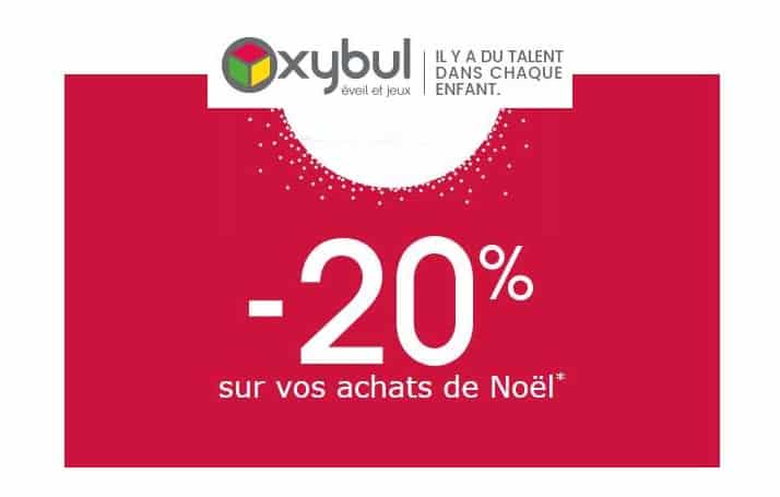 20% de remise sur vos achats Oxybul