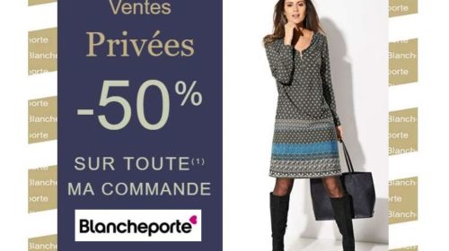 50% sur tout le site de Blanche Porte