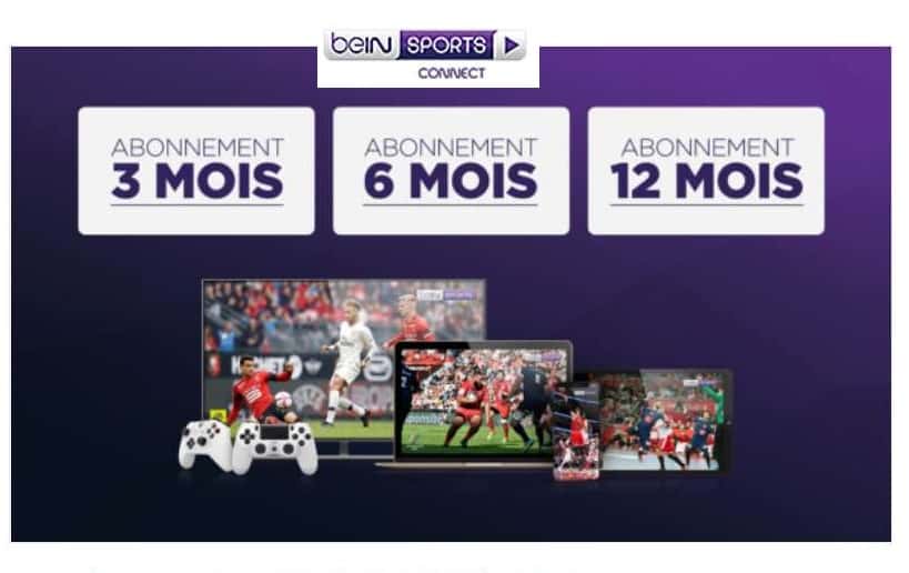 Abonnement beIN Sports Connect moitié prix