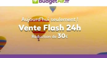 Billet d’avion moins cher : -30€ sur les billets au départ de France réservés aujourd’hui