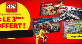 Bon plan Lego sur Toys’R US : 2 achetés = le troisième gratuit (jusqu’à demain)