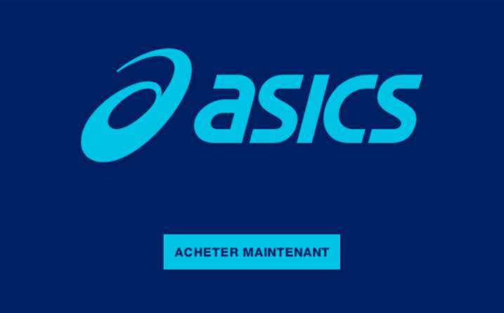 Code promo 20% de remise sur Asics (site officiel) !