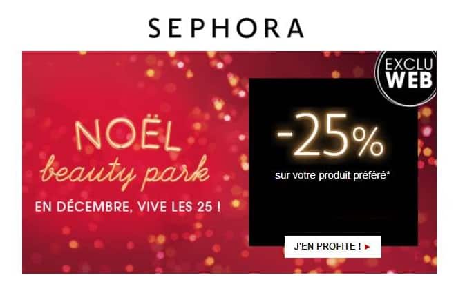 Sephora promo code: -25% on the item of your choice