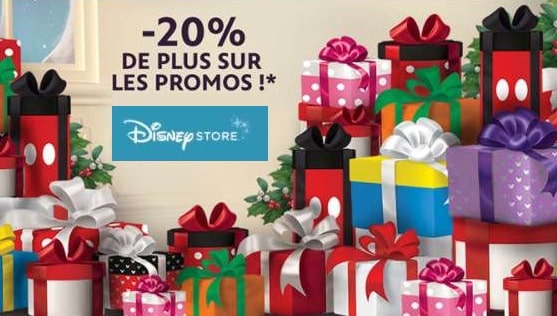 Disney Store : 20% de remise en plus 