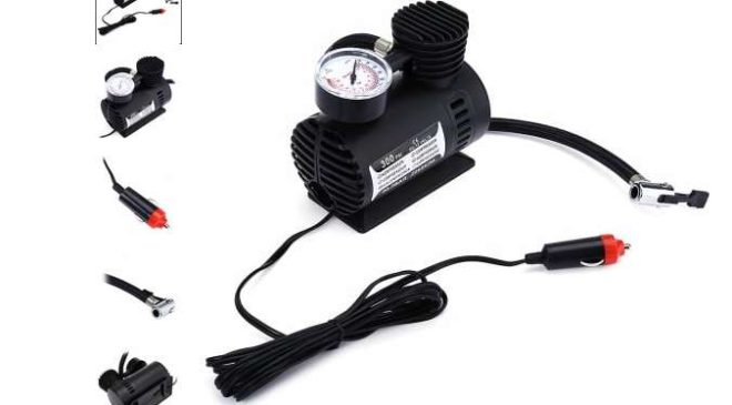 Moins de 6€ mini compresseur auto 12V