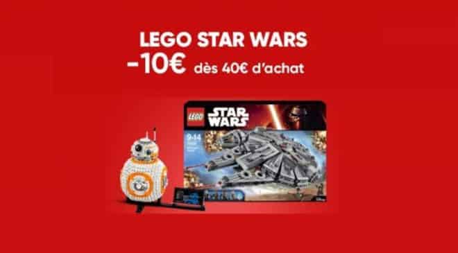 Offre Lego Star Wars 10€ de remise immédiate dès 40€ d’achat