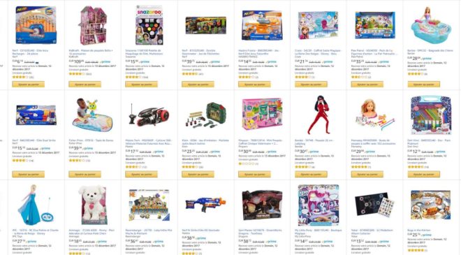 Offre jeux et jouets Amazon