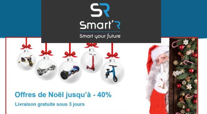 Offres Smart R : jusqu'à -40% sur les hoverboards, vélos et trottinettes électriques