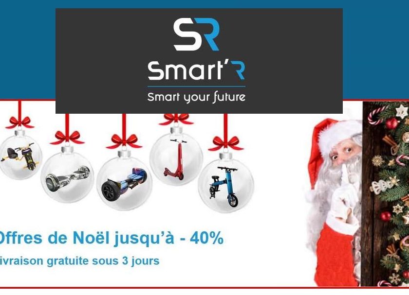 Offres Smart R : jusqu'à -40% sur les hoverboards, vélos et trottinettes électriques