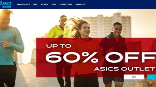 Outlet ASICS jusqu’à -60% et remise de 10% supplémentaires