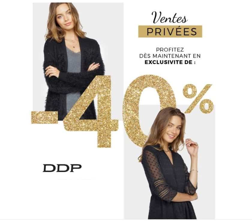 Remise de 40% sur DDP pour la Vente privée