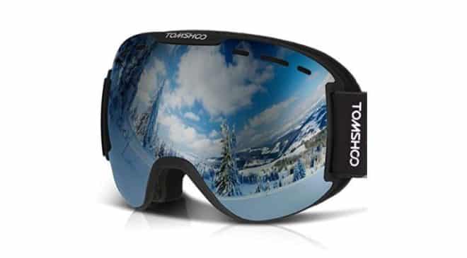 lunettes de ski antibuée - anti-UV Tomshoo