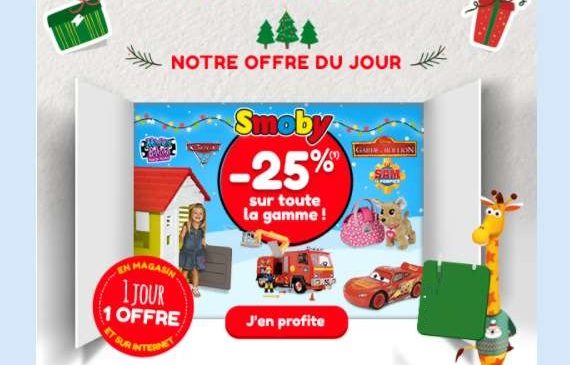 remise sur la marque SMOBY Toys’R US