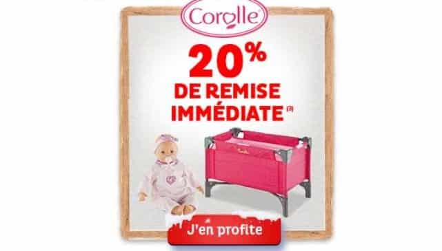 remise sur toute la marque Corolle