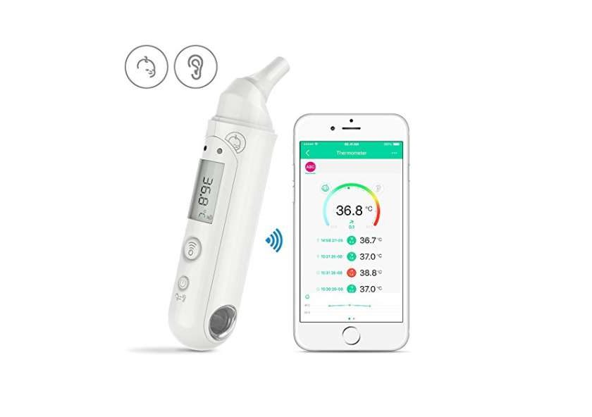 smart-thermomètre sans contact oreille et front Koogeek