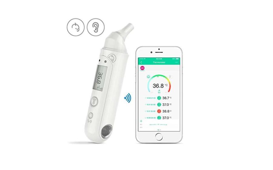 PROMO: 15,99€ le smart-thermomètre sans contact oreille et front Koogeek (Bluetooth)