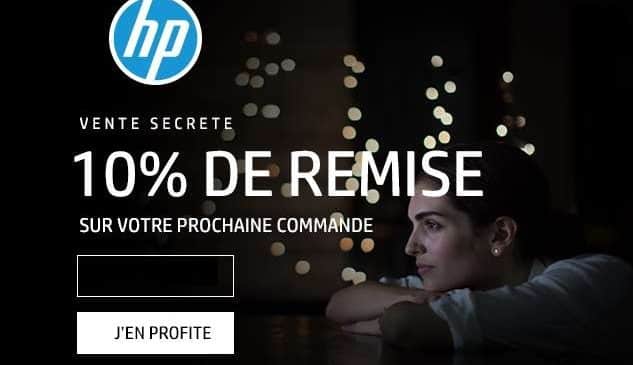 10% sur tout HP même promo