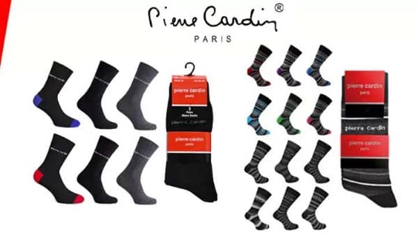 Dés14,95€ les 12 paires de chaussettes Pierre Cardin (plusieurs lots différents aux choix)