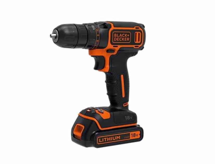 55€ la perceuse-visseuse sans fil 18V Black & Decker BDCD18K (au lieu du double)