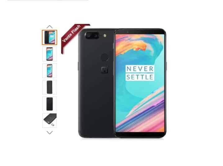 Bonne affaire smartphone OnePlus 5T 4G 6” Amoled (Octa Core – 473,75€ 8Go/128Go rouge / 395.92€ 6Go/64Go / 465,29€ 8Go/128Go )