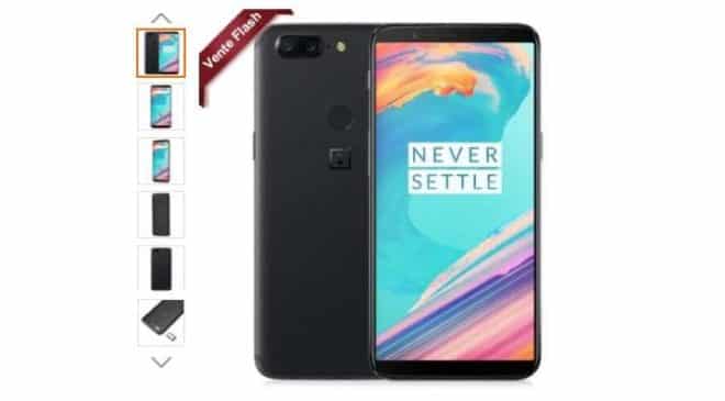 Bonne affaire smartphone OnePlus 5T 4G 6” Amoled