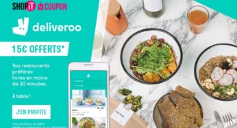Coupon Deliveroo : 15€ de remise pour 5€ (sur vos 3 premières commandes)