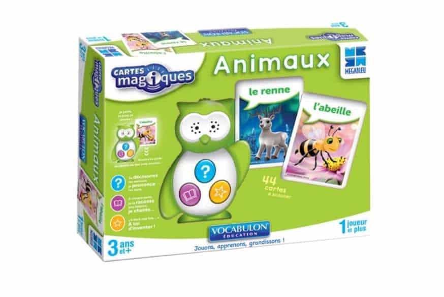 5,91€ Jeu cartes magiques animaux avec scanner de Megableu au lieu du double