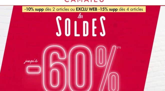 Lancement des Soldes Camaïeu