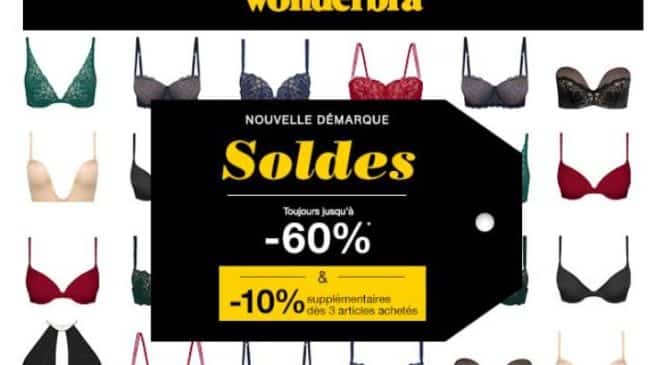 Nouvelle démarque Wonderbra