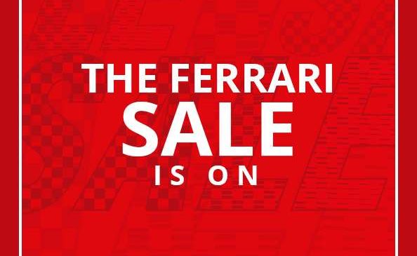 Soldes sur Ferrari store