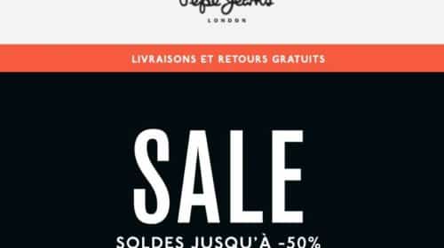 Soldes sur Pepe Jeans