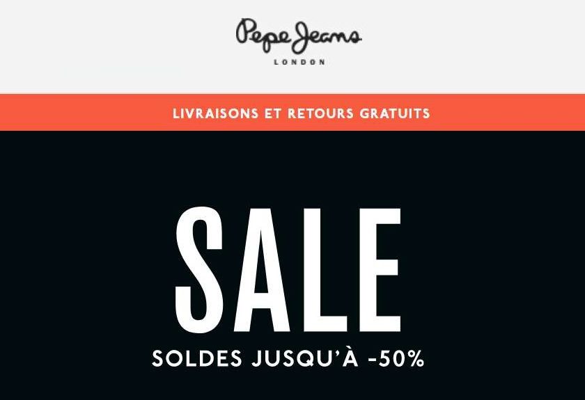 Soldes sur Pepe Jeans