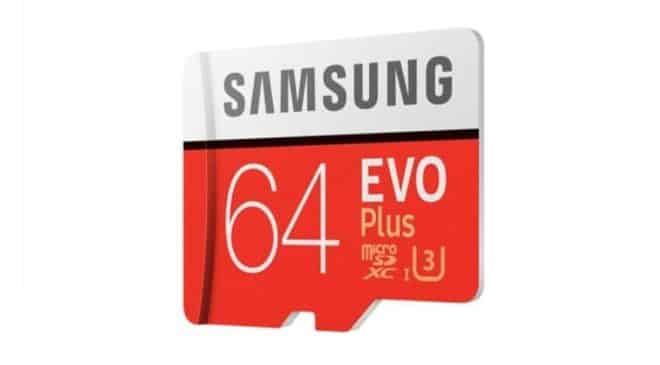 carte micro SDXC 64Go Samsung EVO UHS-3