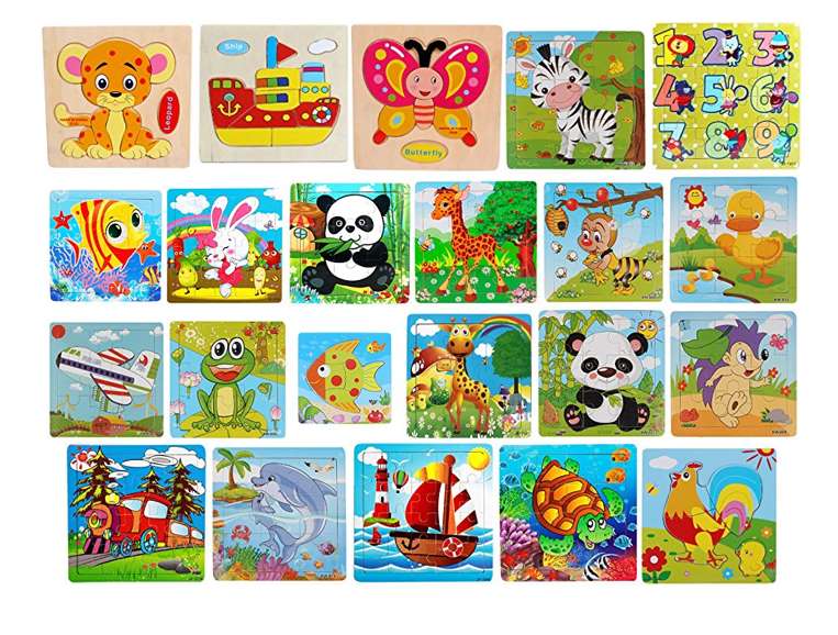 PETIT PRIX : 0,01€ puzzles bois pour enfant (différents modèles) frais de port 2,85€